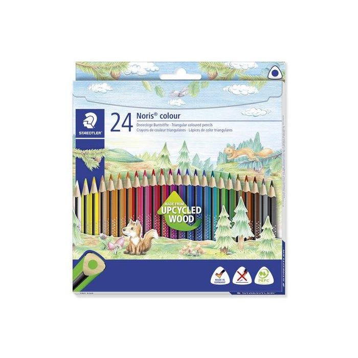 Lapices De Colores Staedtler 187 Noris Colour Wopex Estuche De 24 (Set de 5)