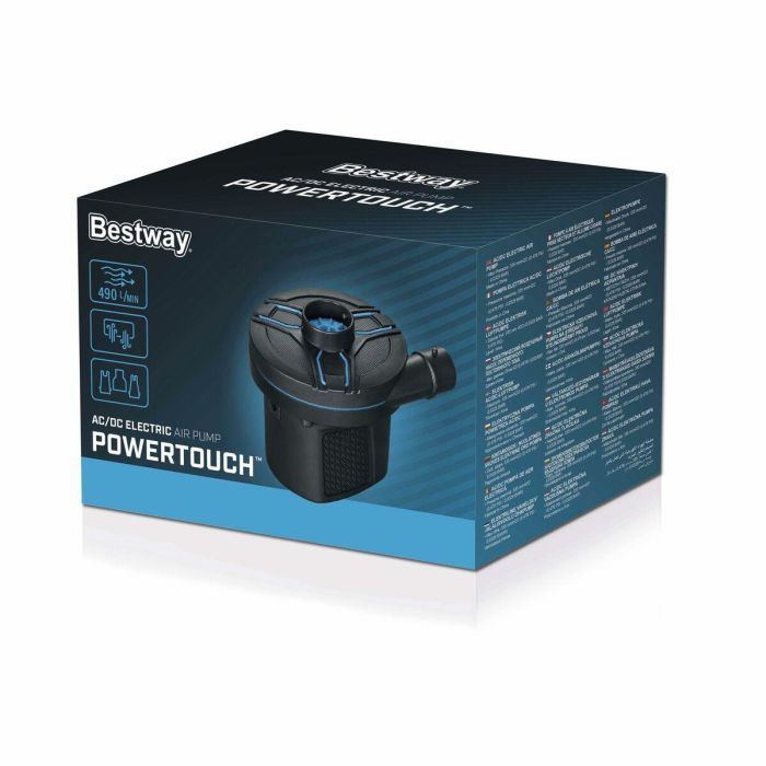 Bestway Hinchador Electrico Enchufe y Mechero 11,3x10,1x10,7 cm 490 Litro/Minuto Hinchable y Camping 62255 2