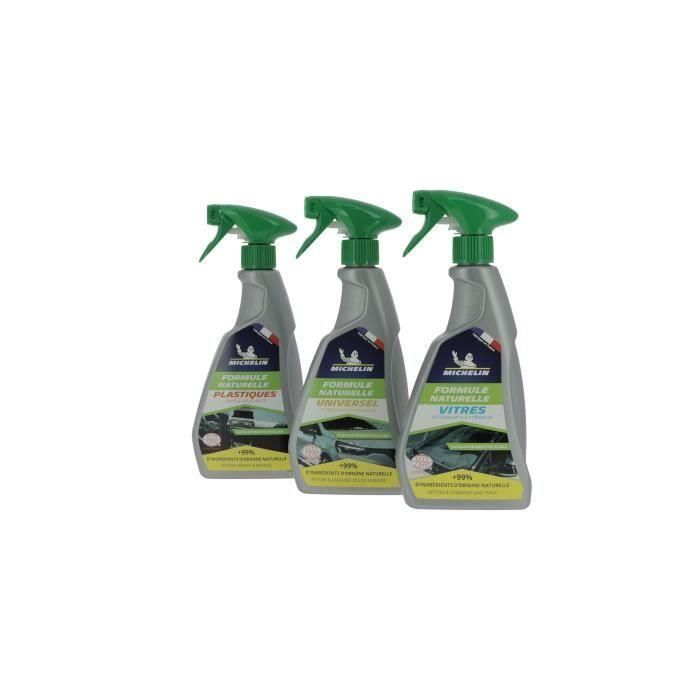 Michelin MIC3221329959436 - Kit de limpieza y mantenimiento Fórmula natural 4 Michelin MIC3221329959436 - Kit de limpieza y mantenimiento Fórmula natural 4