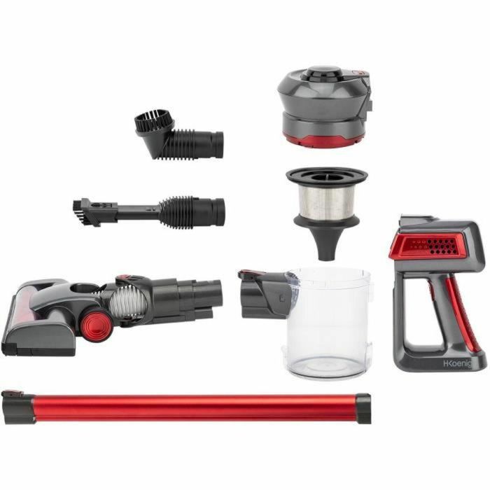 H.Koenig UP810 PowerClean+ Aspiradora de varilla inalámbrica 2 en 1, 35 min autonomía, Batería de Litio 22.2V, 160W, 0.8L 3 H.Koenig UP810 PowerClean+ Aspiradora de varilla inalámbrica 2 en 1, 35 min autonomía, Batería de Litio 22.2V, 160W, 0.8L 3