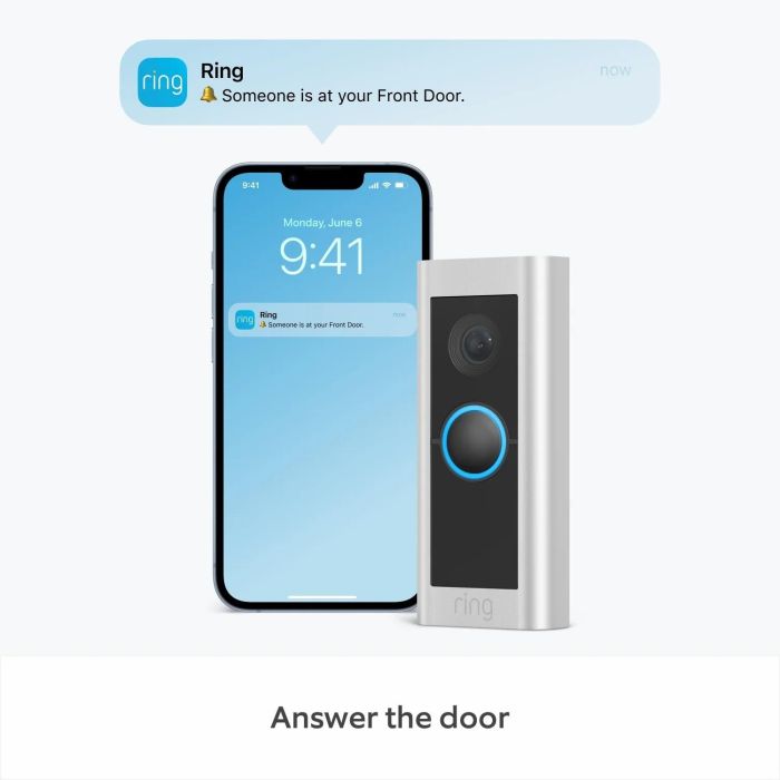 Amazon Ring Spotlight Cam Pro Battery, Cámara de Seguridad Exterior, Batería, Color Blanco 8