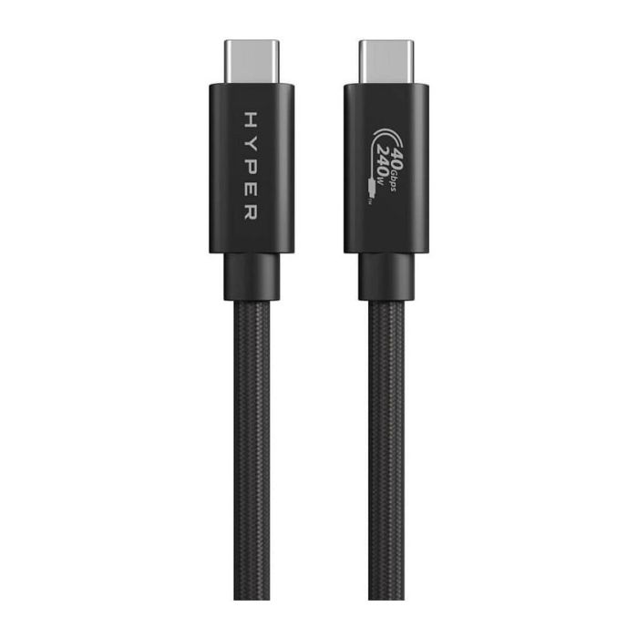 Targus HyperDrive Next Cable USB4 Gen 3x2 Macho a Macho 40 Gbit/s Trenzado 1.2m Negro 1 Targus HyperDrive Next Cable USB4 Gen 3x2 Macho a Macho 40 Gbit/s Trenzado 1.2m Negro 1