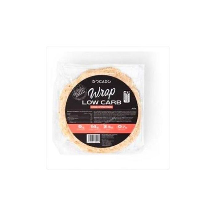 BOCADO Wraps Bajos en Carbohidratos y Altos en Proteínas 320g - Con Fibra, Omega 3 y Vegano