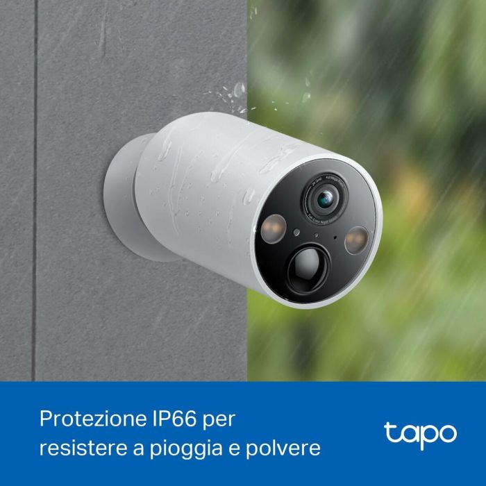 TP-Link Tapo C425 Cámara de Seguridad IP Exterior Inalámbrica WiFi 4MP 2K Batería 10000mAh Visión Nocturna Audio 2 Vías IP66 16 TP-Link Tapo C425 Cámara de Seguridad IP Exterior Inalámbrica WiFi 4MP 2K Batería 10000mAh Visión Nocturna Audio 2 Vías IP66 16