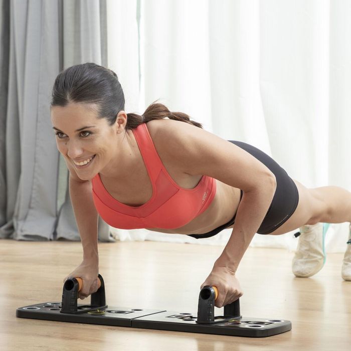 Tabla de Flexiones Push-Up con Bandas de Resistencia y Guía de Ejercicios Pulsher InnovaGoods 3