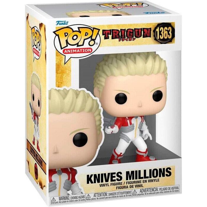 FUNKO Figura POP Knives Millions Trigun vinilo 9cm