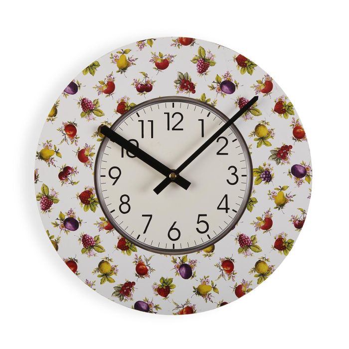 Reloj Madera Strawberry 29Cm Versa (2 Unidades) Reloj Madera Strawberry 29Cm Versa (2 Unidades)