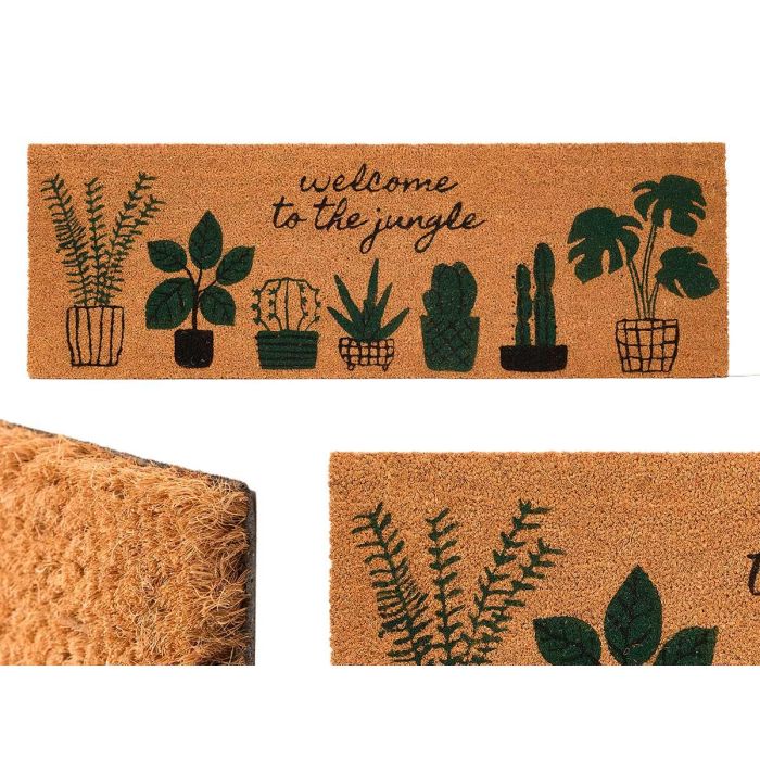 Giftdecor Felpudo Jungla 40x120 cm - Fibra de coco y PVC, Color Natural (6 Unidades) Giftdecor Felpudo Jungla 40x120 cm - Fibra de coco y PVC, Color Natural (6 Unidades)