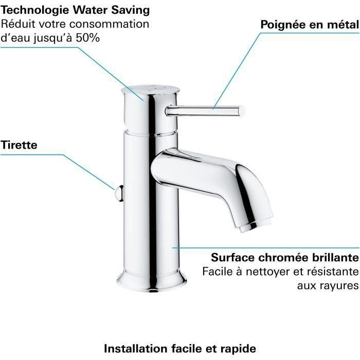 Grohe Mezclador monomando de lavabo Tamaño S 4 Grohe Mezclador monomando de lavabo Tamaño S 4