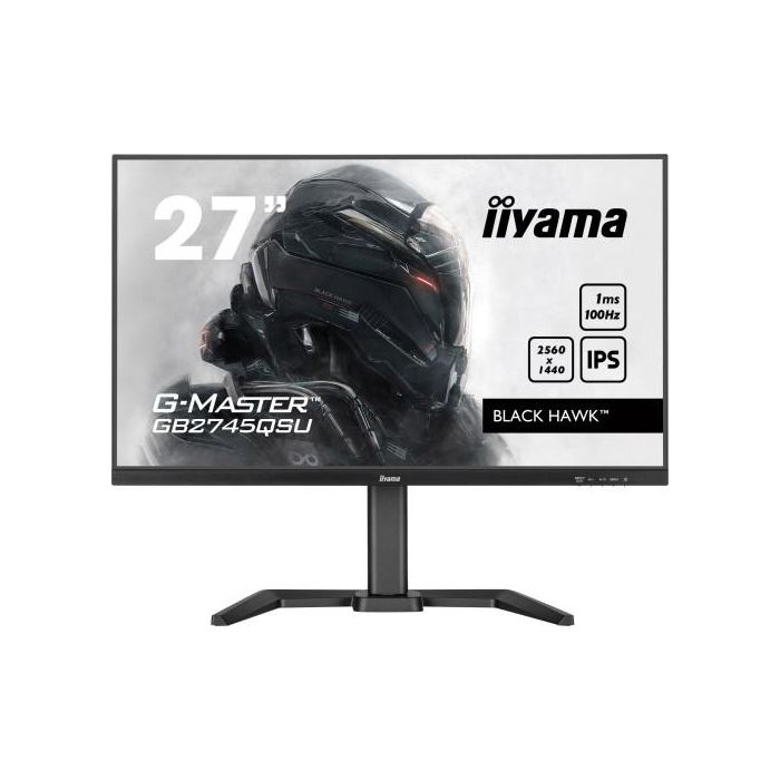 iiyama G-MASTER GB2745QSU-B1 pantalla para PC 68,6 cm (27") 2560 x 1440 Pixeles 2K Ultra HD LED Negro