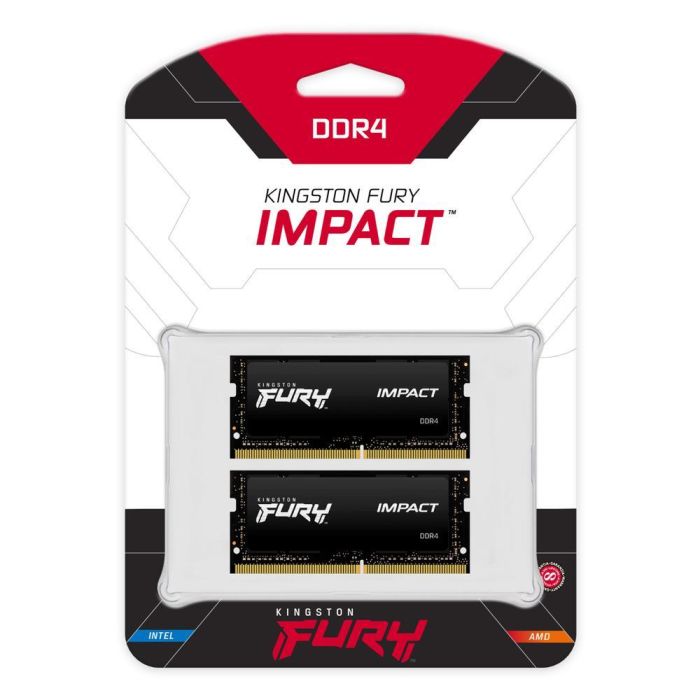 Kingston Memoria RAM DDR4 64GB (2x32GB) 3200MHz CL20 No ECC SO-DIMM para Intel XMP/AMD Ryzen 3
