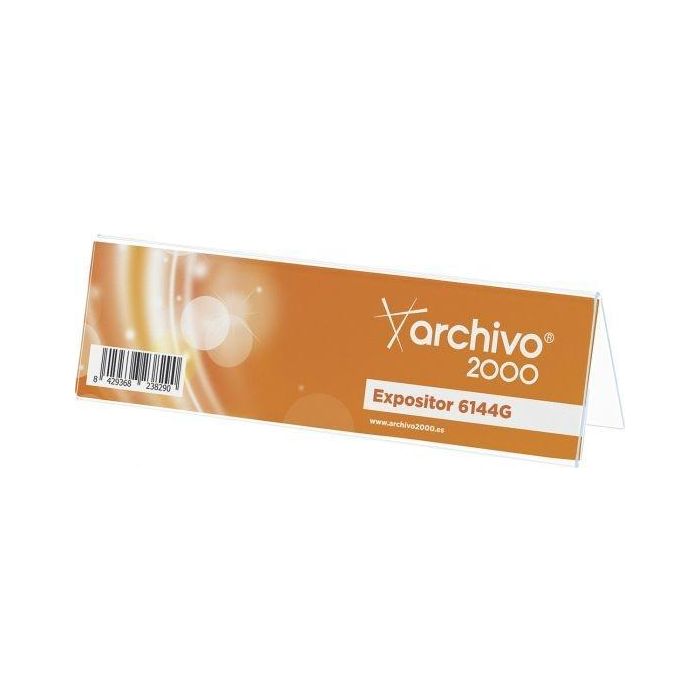 Archivo 2000 Portanombres Sobremesa Archivo 2000 "Premium" Espesor 3 mm 50x210x60 mm Archivo 2000 Portanombres Sobremesa Archivo 2000 "Premium" Espesor 3 mm 50x210x60 mm