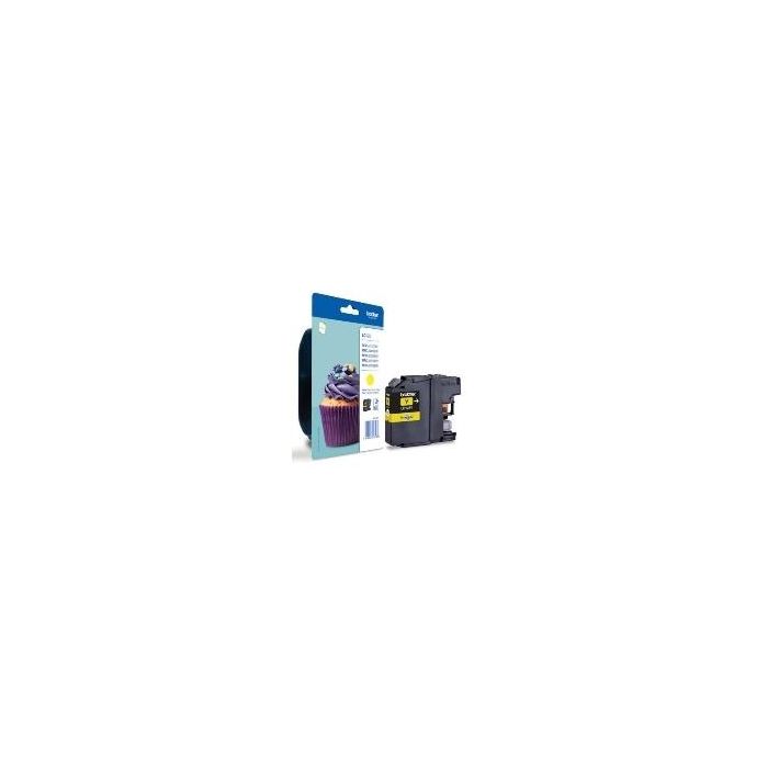 BROTHER Cartucho tinta Amarillo MFC-J4410DW/MFC-J4510DW, 600 pag
