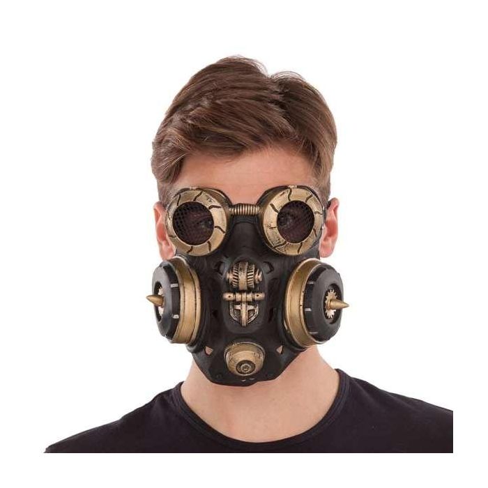 Steampunk latex mask one size Steampunk latex mask one size