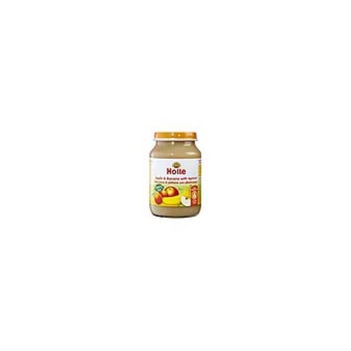 HOLLE Potito de Manzana, Albaricoque y Plata para Bebés +6 meses, 190g