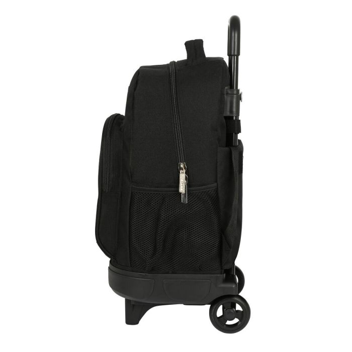 Safta Mochila Grande con Ruedas Compacta Extensible Simple "Surf" 33x45x22cm Negra Poliéster 600D 1 Safta Mochila Grande con Ruedas Compacta Extensible Simple "Surf" 33x45x22cm Negra Poliéster 600D 1