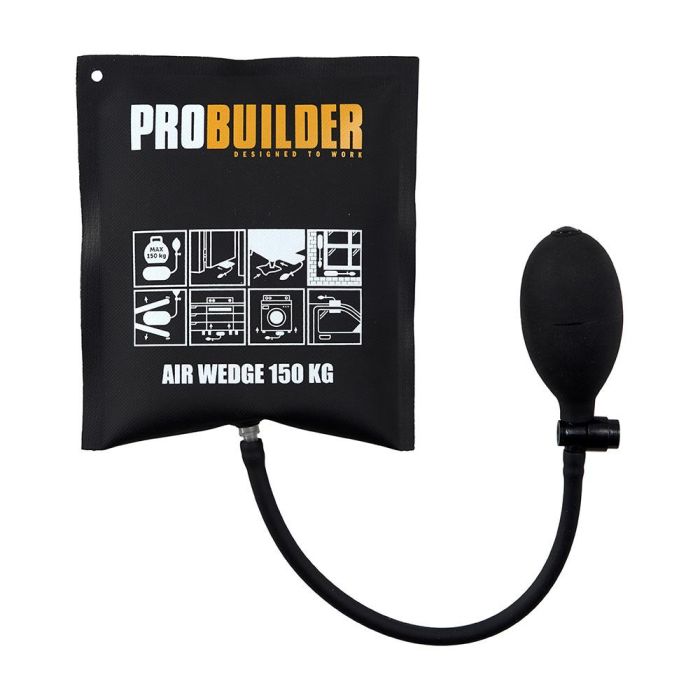 Probuilder Cojín Cuña Inflable 150 kg, 15 x 16 cm, Negro