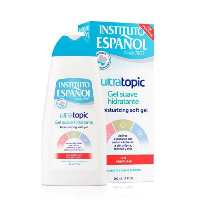 Instituto Español Ultratopic gel hidratante suave sin perfume 500 ml