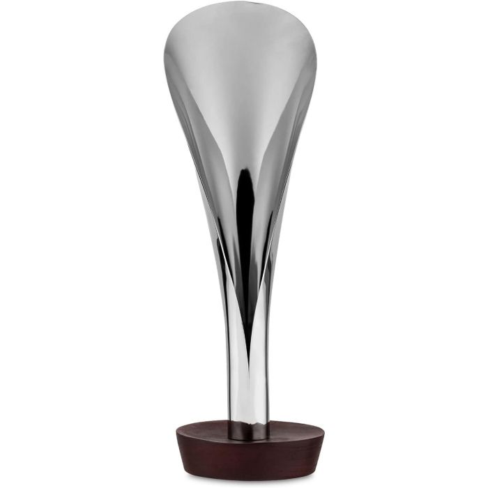 Alessi MW71 Lily Quemador de Incienso en Acero Inoxidable 18/10 y Madera