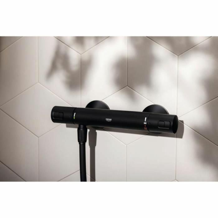 GROHE 345942430 Mezclador Termostático de Ducha Precision Start Negro Mate, para Montaje en Pared Visto con Ahorro de Agua 3 GROHE 345942430 Mezclador Termostático de Ducha Precision Start Negro Mate, para Montaje en Pared Visto con Ahorro de Agua 3