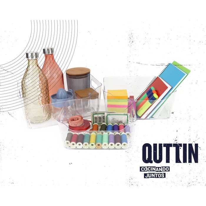 Quttin Organizador Multipropósito 27 x 19 x 11.5 cm (12 Unidades) 5 Quttin Organizador Multipropósito 27 x 19 x 11.5 cm (12 Unidades) 5