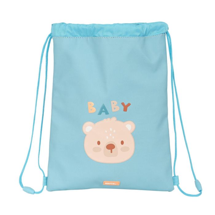 Bolsa Mochila con Cuerdas Safta Baby bear Azul Bolsa Mochila con Cuerdas Safta Baby bear Azul