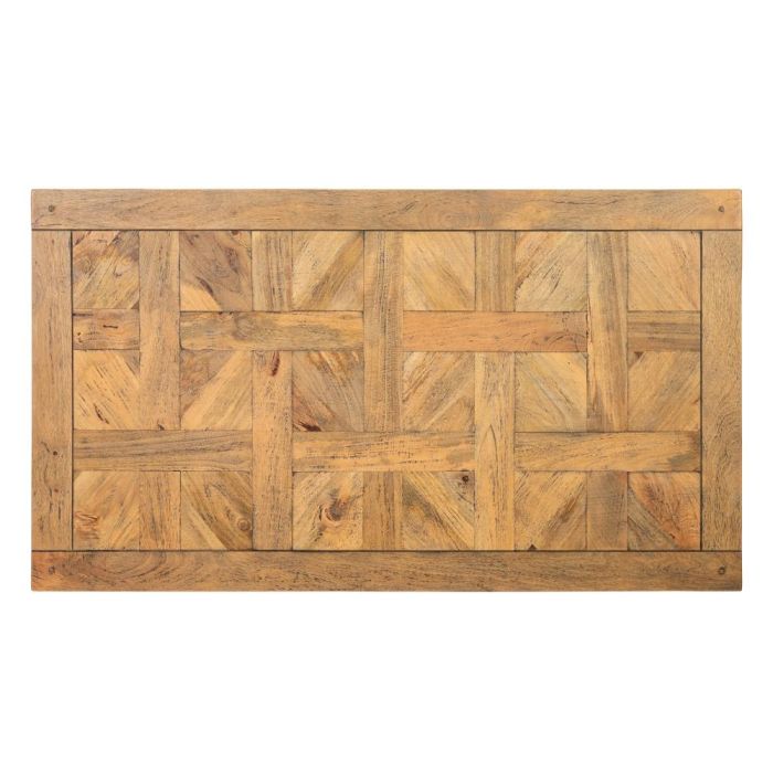 Mesa Comedor Natural-Negro 160 X 90 X 76 cm