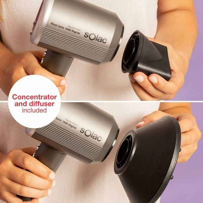Secador de Pelo Solac SB7950 Gris 1600 W 6