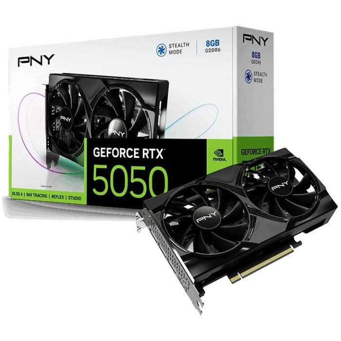 RTX 5050 8GB PNY Dual Fan GDDR6 9