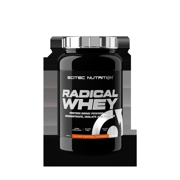 SCITEC NUTRITION Radical Whey Proteína Suero 1000G Sabor Caramelo Salado