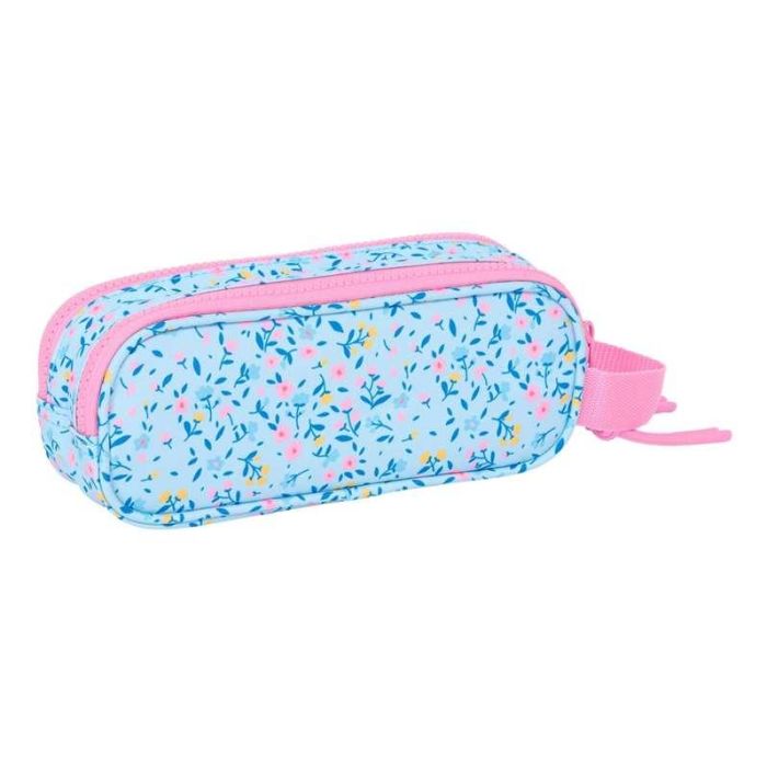 Portatodo Doble Vicky Martín Berrocal Paraíso Rosa Azul claro 21 x 8 x 6 cm 1