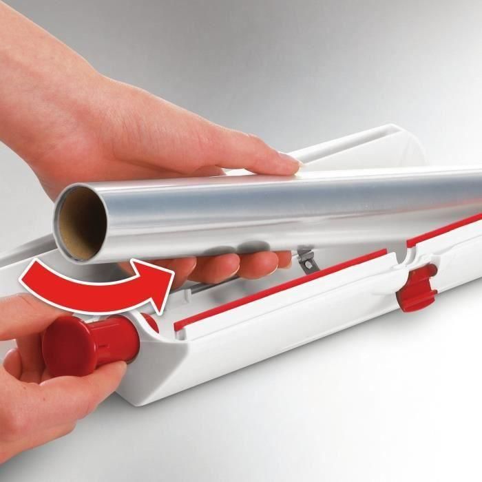 LEIFHEIT PERFECT CUT 23051 Dispensador Cortador de Film para Rollos de 33 cm Blanco LEI4006501230515 4