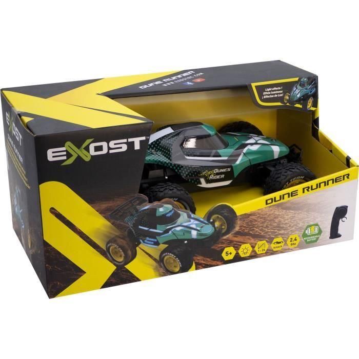 EXOST AAAPP10984 Coche Teledirigido Dune Runner 2.4 GHz 1:24 Mini Buggy Todoterreno Velocidad 15 km/h 2 EXOST AAAPP10984 Coche Teledirigido Dune Runner 2.4 GHz 1:24 Mini Buggy Todoterreno Velocidad 15 km/h 2