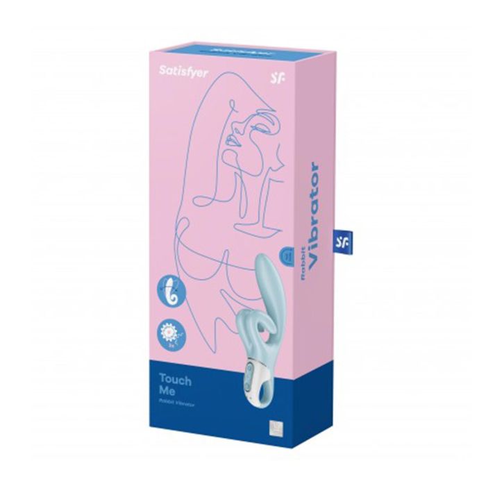 Satisfyer Touch me vibrador azul aquamarine para mujer