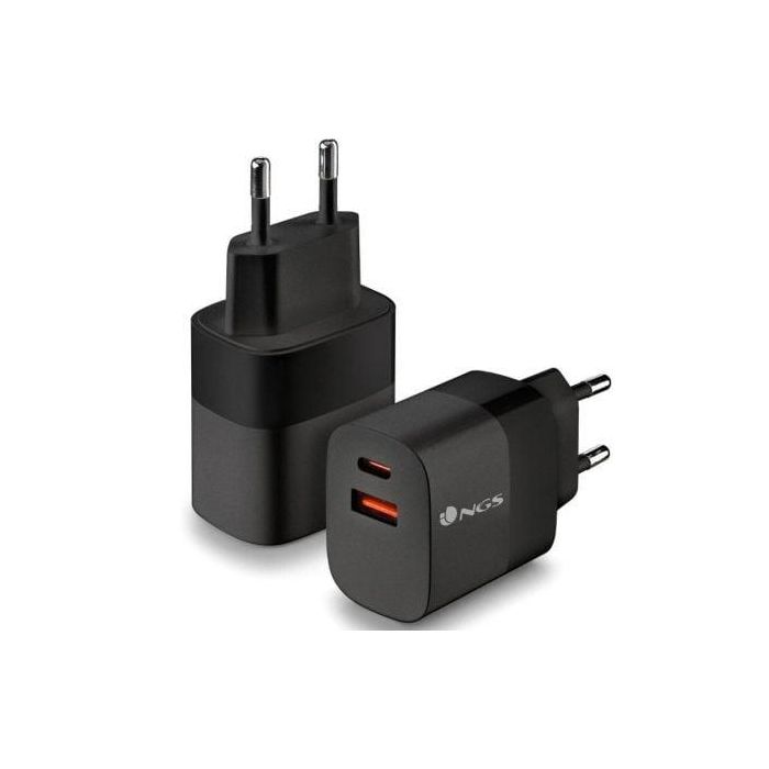 Cargador de Pared GaN NGS Bud 45W/ 1xUSB Tipo-C/ 1xUSB/ 45W 3 Cargador de Pared GaN NGS Bud 45W/ 1xUSB Tipo-C/ 1xUSB/ 45W 3