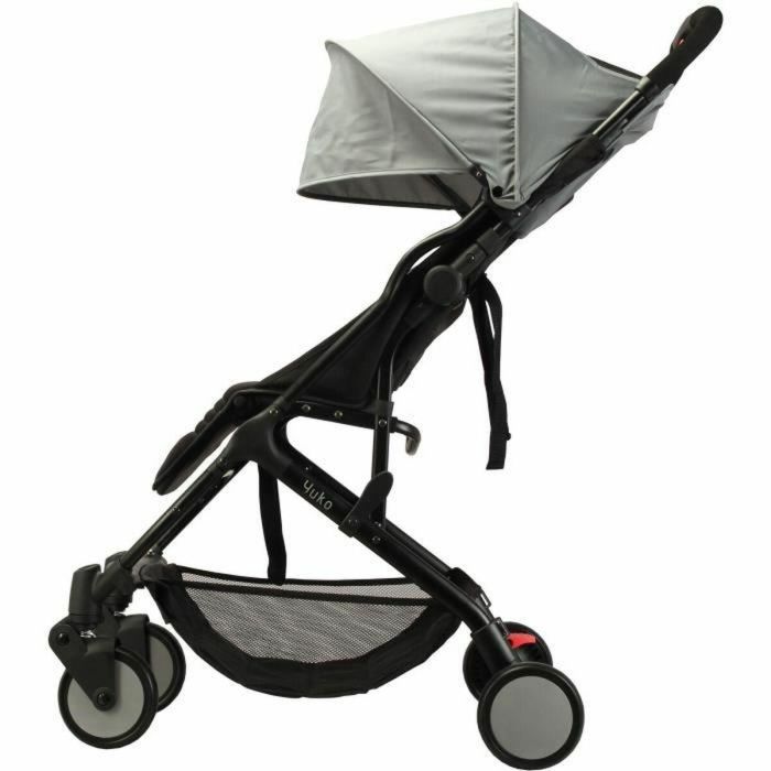 BAMBIKID Cochecito Yuko City Ultracompacto y Ultraligero 6.7kg - Plegado una Mano, desde Nacimiento hasta 15kg - Ideal Viajes Equipaje Mano Gris 3 BAMBIKID Cochecito Yuko City Ultracompacto y Ultraligero 6.7kg - Plegado una Mano, desde Nacimiento hasta 15kg - Ideal Viajes Equipaje Mano Gris 3