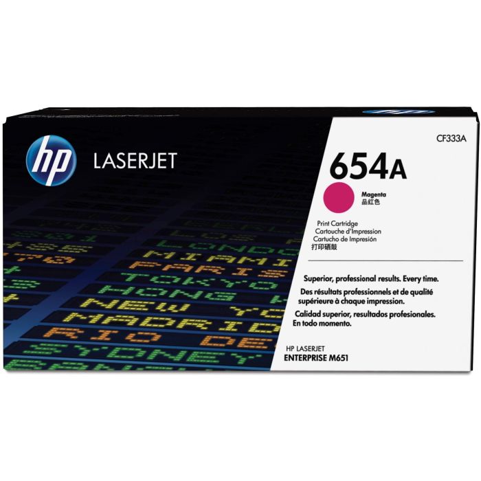 HP Tóner Original Magenta 654A Standardkapazitt 15.000 páginas 1-Pack