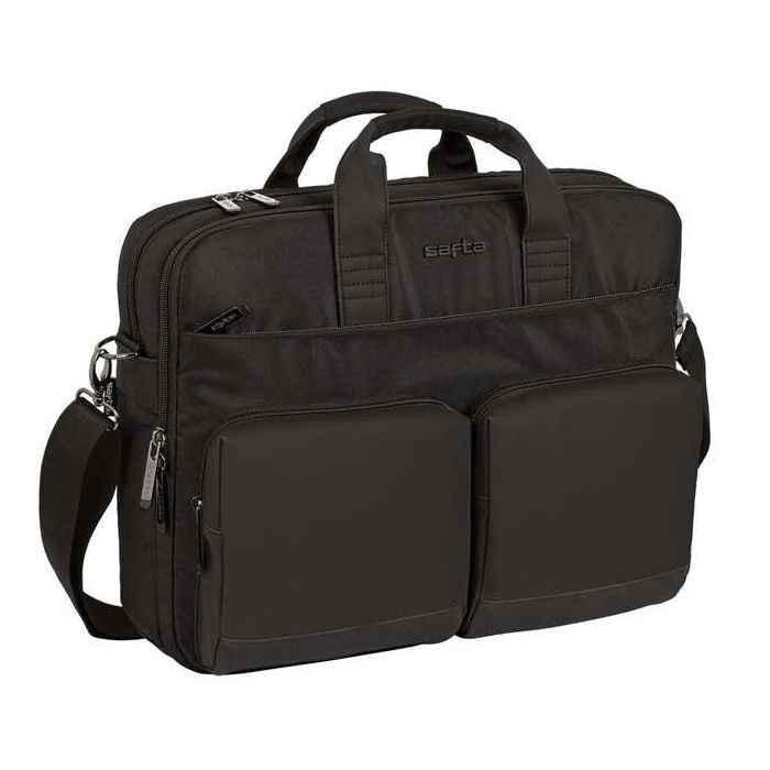 Cartera Escolar Safta Business Black-Blue-Grey Maletin Portatil 15,6-'+Tab 10,6-'+Usb 410x90x330 mm 1 Cartera Escolar Safta Business Black-Blue-Grey Maletin Portatil 15,6-'+Tab 10,6-'+Usb 410x90x330 mm 1