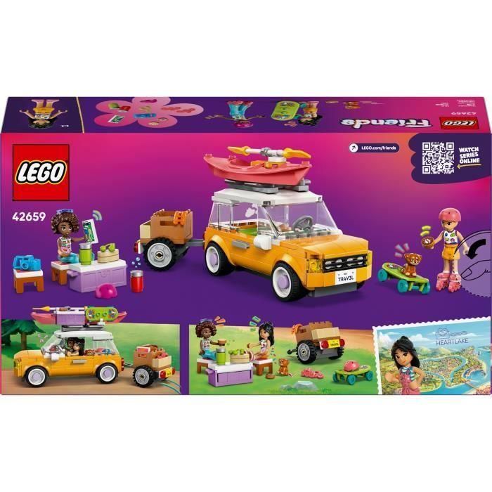 Lego Friends Set de Construcción: Excursión en Coche por Carretera - Juego de Rol Creativo para Niños y Niñas, Edad 6+ Años 5