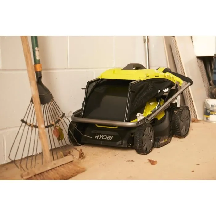 Ryobi Cortacésped RY18LMX37A-150 LithiumPlus 18V sin escobillas 37cm con 1 Batería 5.0 Ah y Cargador Rápido 4 Ryobi Cortacésped RY18LMX37A-150 LithiumPlus 18V sin escobillas 37cm con 1 Batería 5.0 Ah y Cargador Rápido 4