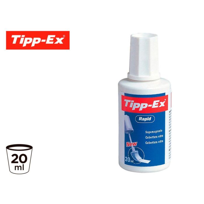 Tipp-Ex Corrector Líquido Rapid Bote 20 mL Caja 10 Ud 2