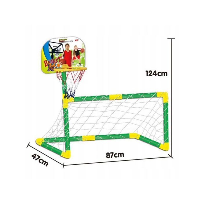 Juego De Futbol Y Baloncesto Mjd 2 En 1 +3 Años Juego De Futbol Y Baloncesto Mjd 2 En 1 +3 Años