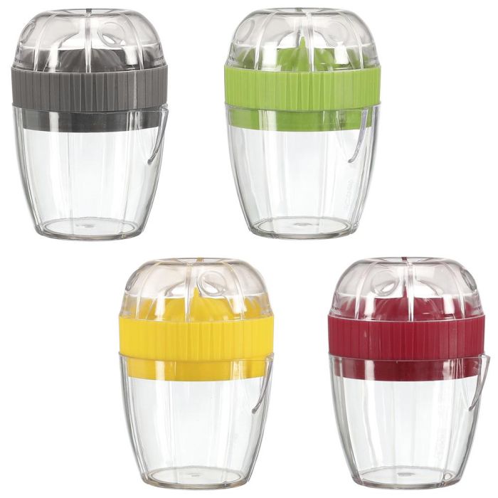 Cook Concept Exprimidor Limón con Depósito y Marcador de Centilitros, Capacidad 100 ml, Colores Surtidos 2