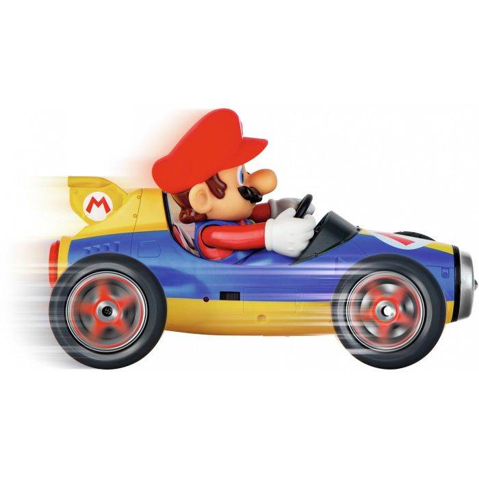 Carrera 181066 Coche Radio Control Mario Kart 8 Mach 8 Escala 1:18 Azul y Amarillo, Inclinación Dinámica, 9 km/h, +6 años 7 Carrera 181066 Coche Radio Control Mario Kart 8 Mach 8 Escala 1:18 Azul y Amarillo, Inclinación Dinámica, 9 km/h, +6 años 7