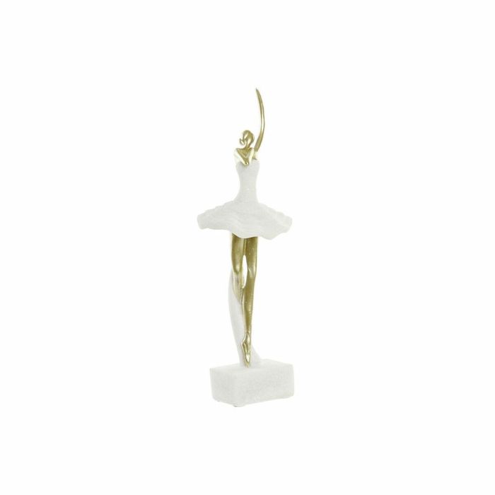 Figura Romantico DKD Home Decor Blanco Dorado 12.5 x 40 x 13.5 cm 1