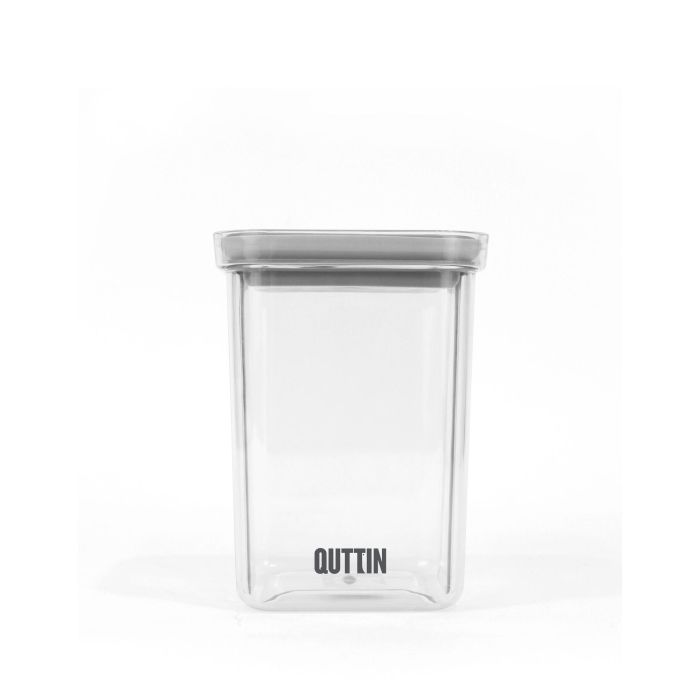 Quttin Tarro Hermético PET 1100 ml, 11,2 cm Ancho x 11,2 cm Largo x 15,5 cm Alto (12 Unidades) 6