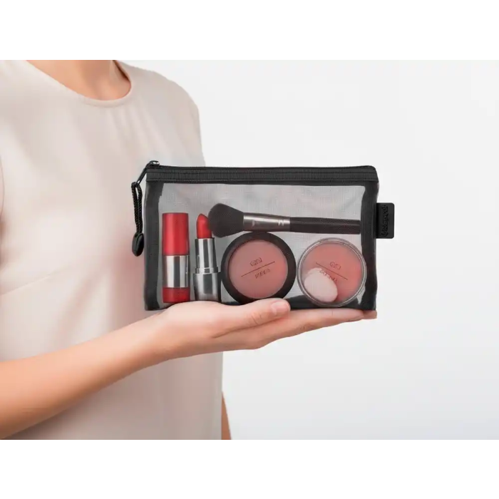 Liderpapel Bolsa Zipper Bag Poliéster Transpirable Multiusos Din A6 Negro 6