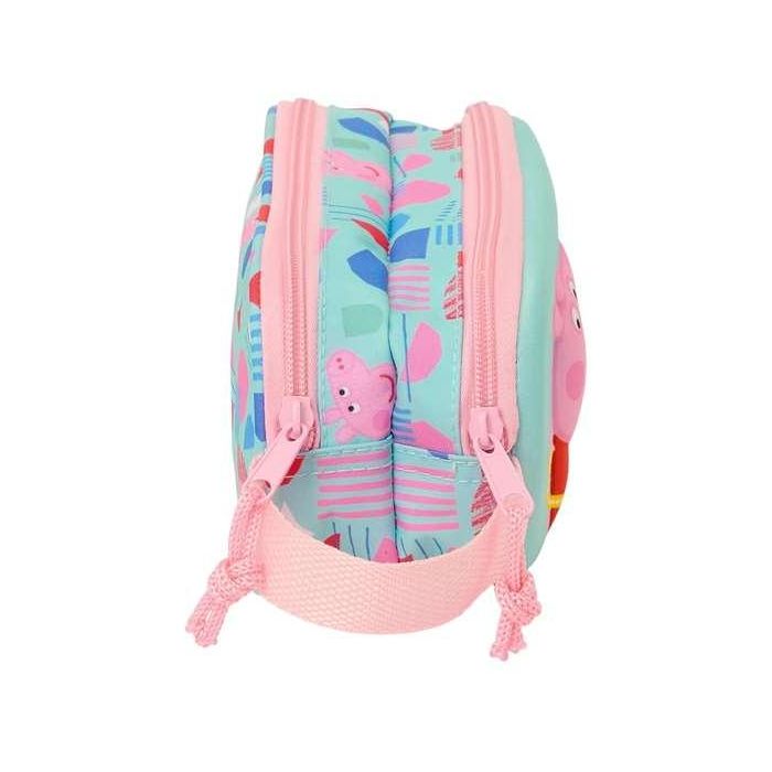 Safta Portatodo Doble 3D Peppa Pig 21x8x6 cm 2