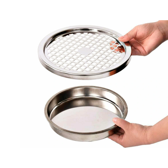 Q-connect Cenicero papelera metalico negro 61,5x25 cm capacidad + de 10 L 5