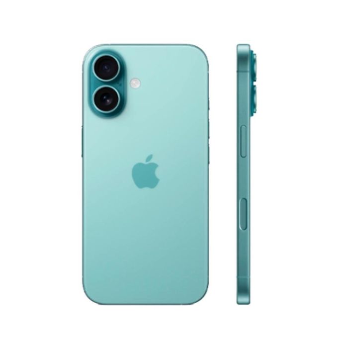 Apple iPhone 16 256GB 5G SIM Doble Verde Azulado, Pantalla 6.1" (15,5 cm) 2556x1179 Pixeles, Procesador A18, Cámara 48 MP, iOS 18, USB Tipo C 1